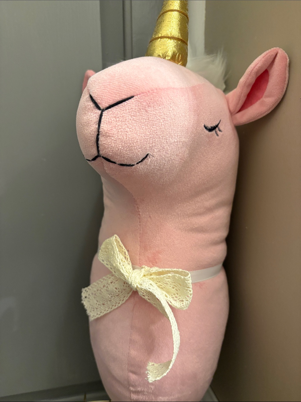The Big One Kids Unicorn Head Mount Wall Decor Nwot — image 4 of 8